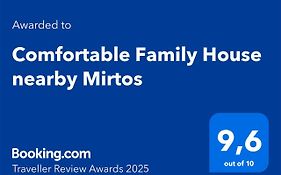 Comfortable Family House Nearby Mirtos